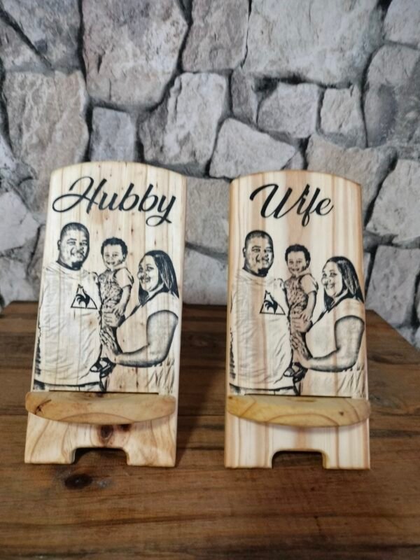 Handmade Wood Phone Stand - Image 10