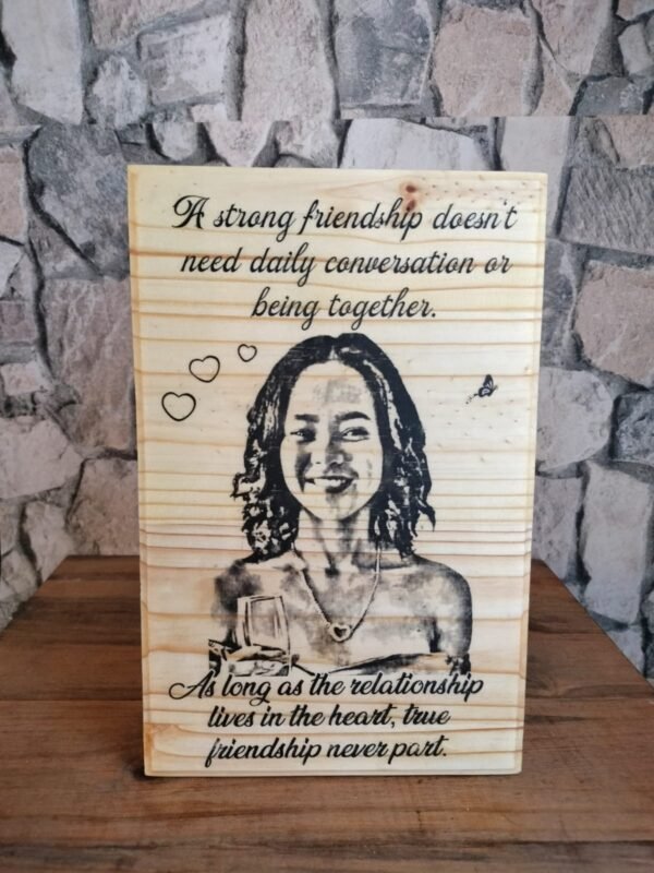 A4 Personalized Wood Photo Plaques. - Image 10