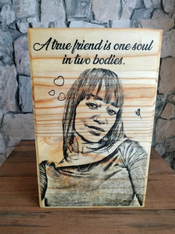 A4 Personalized Wood Photo Plaques. - Image 5