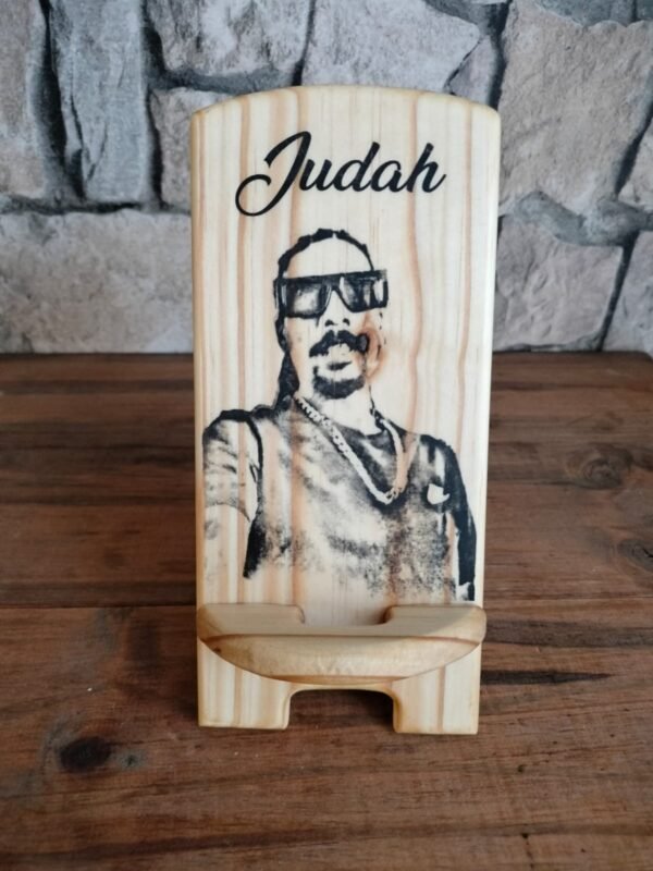 Handmade Wood Phone Stand - Image 12