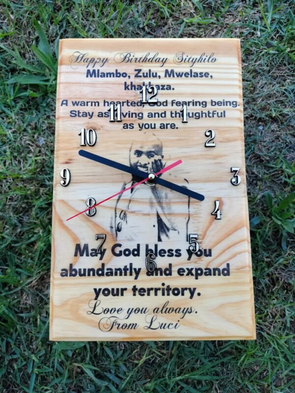 Wood Personalised Photo Clocks - Image 13